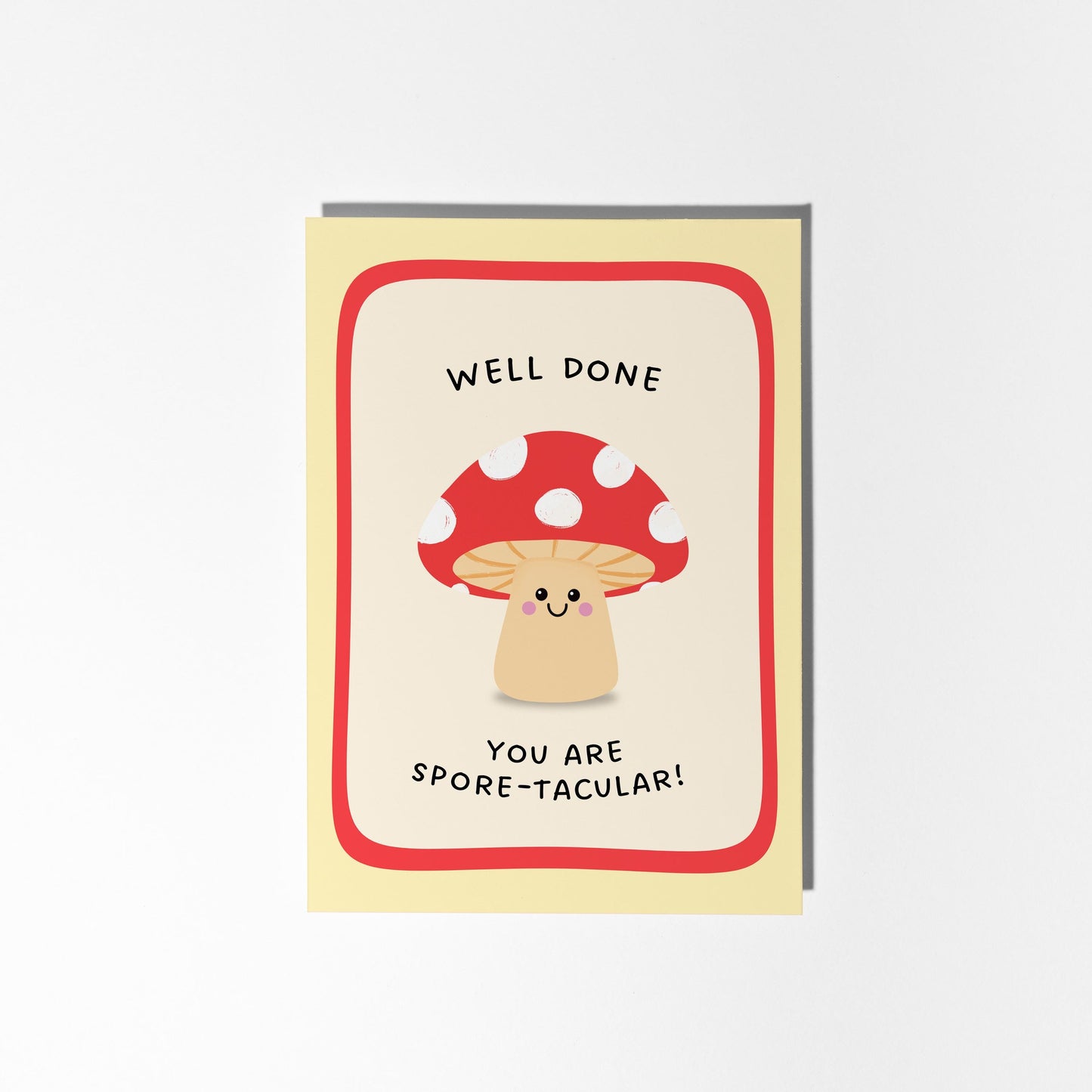 Well Done Card, You Are Spore-tacular Card, Congratulations Card, Achievement Card - PulpKo