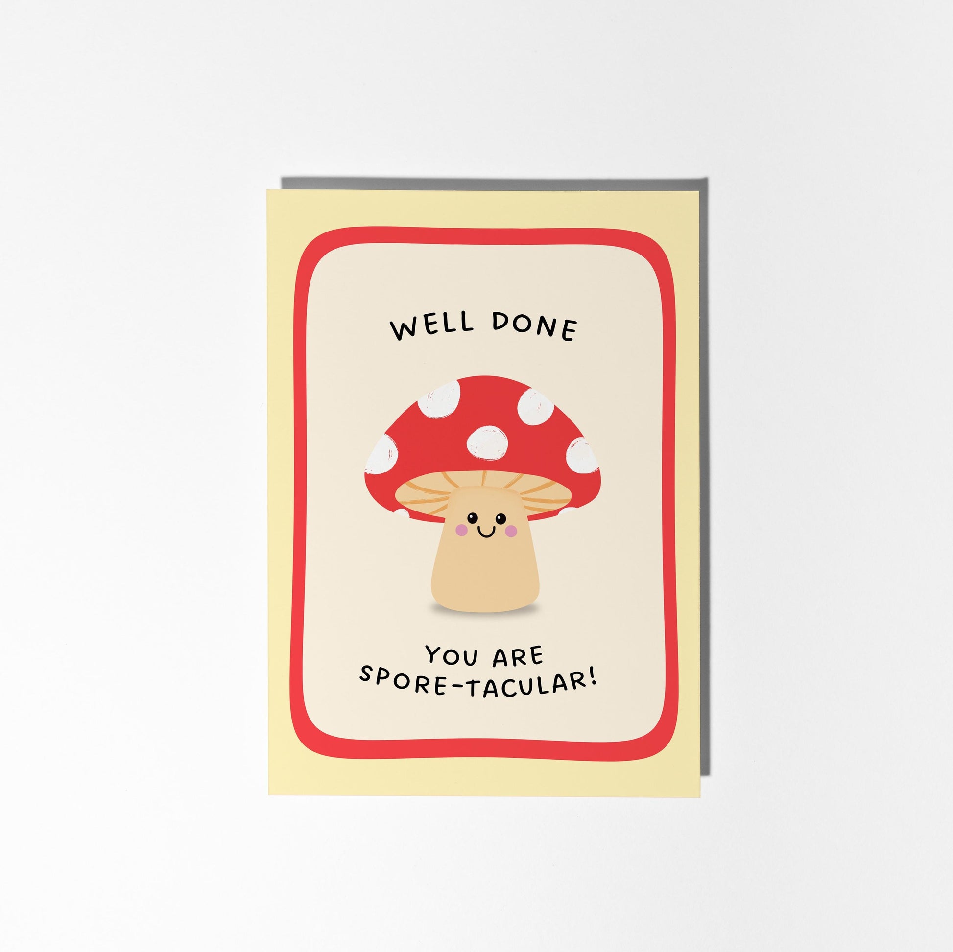 Well Done Card, You Are Spore-tacular Card, Congratulations Card, Achievement Card - PulpKo