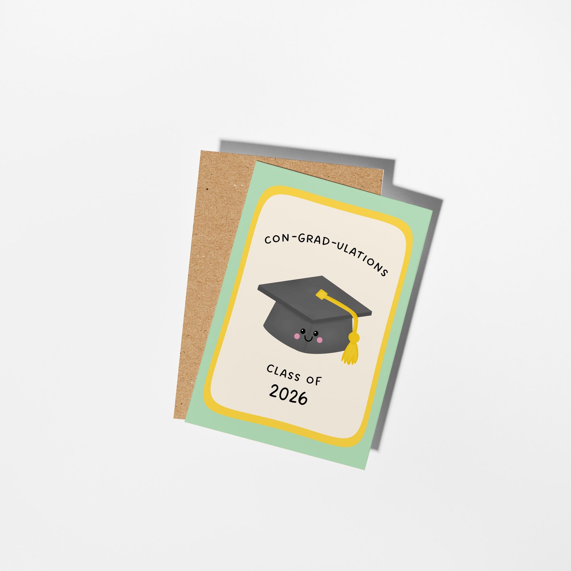 Class of 2026 Graduation Card, Congratulations Grad Card, Cute Congrats Card - PulpKo