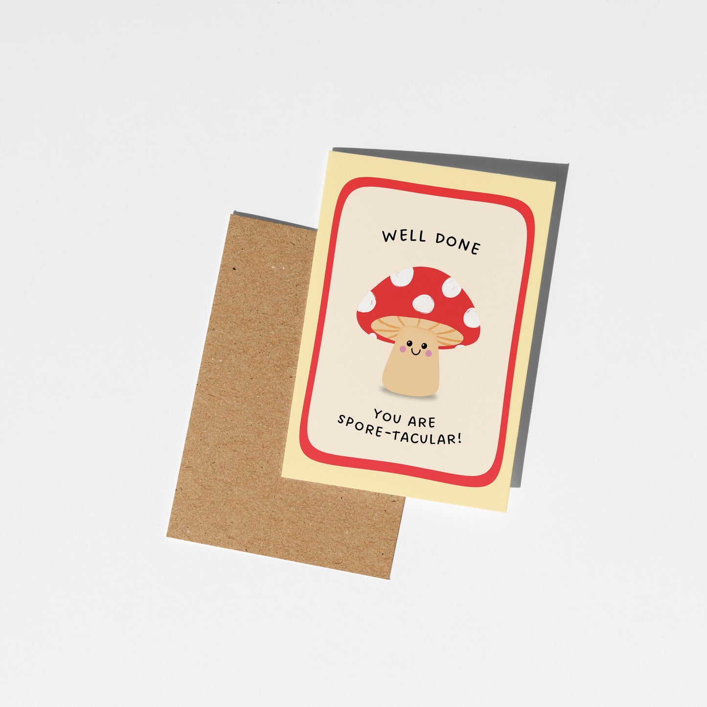 Well Done Card, You Are Spore-tacular Card, Congratulations Card, Achievement Card - PulpKo