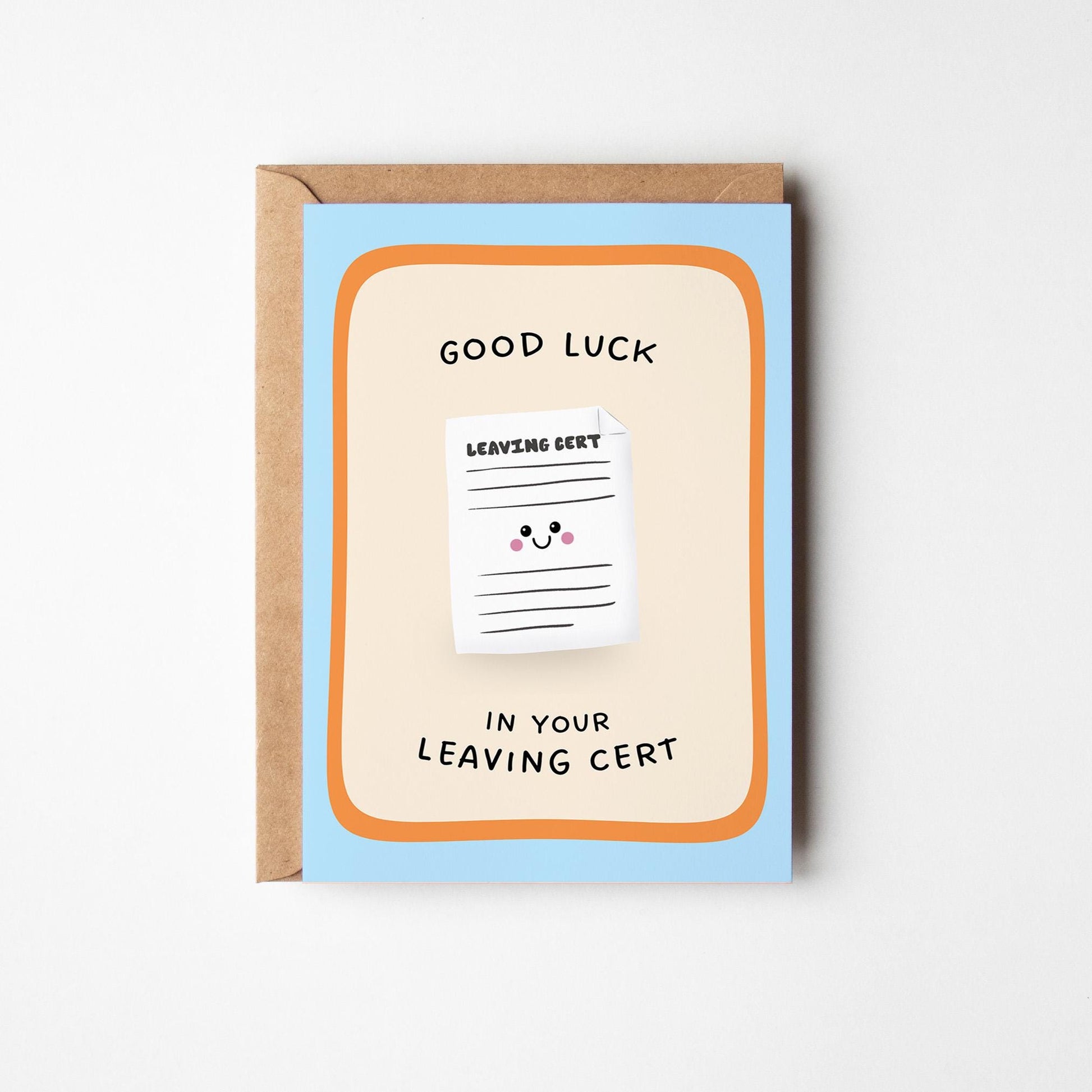 Leaving Cert Good Luck Card, Exam Card for Irish Students, Good Luck Card for Exams - PulpKo