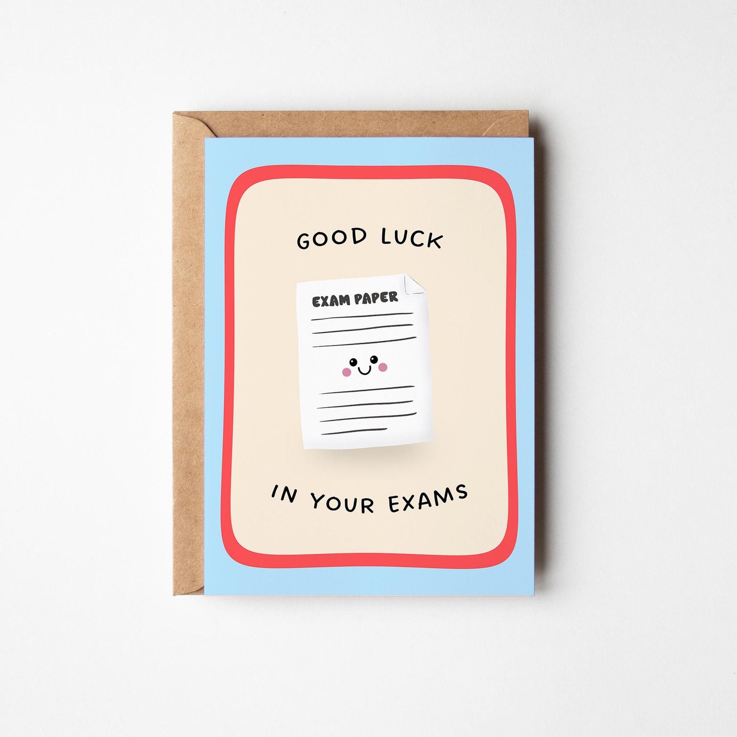 Good Luck Exams Card, Good Luck In Your Exams Gift, Student Exam Card - PulpKo