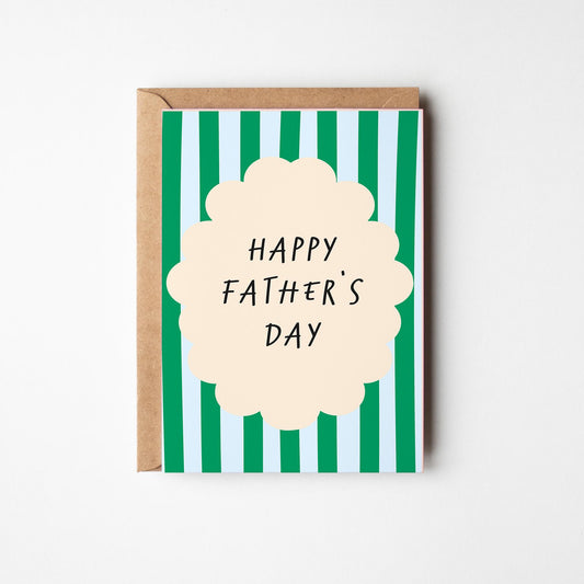 Happy Father’s Day Card, Simple Fathers Day Card, Minimalist Dad Card, Modern Fathers Day Card, Classic Card for Dad - PulpKo