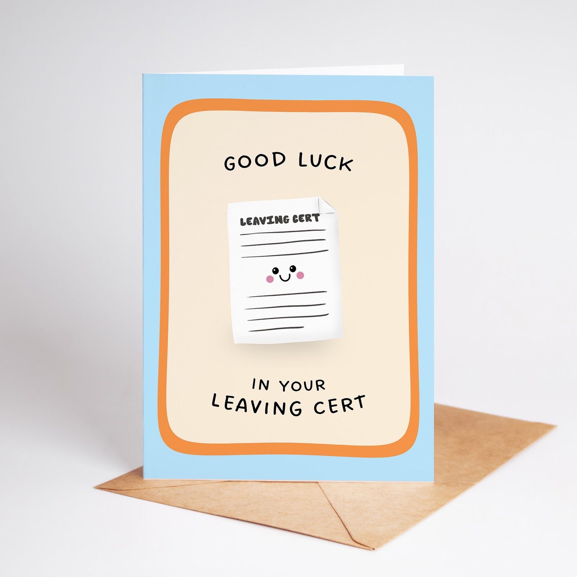 Leaving Cert Good Luck Card, Exam Card for Irish Students, Good Luck Card for Exams - PulpKo