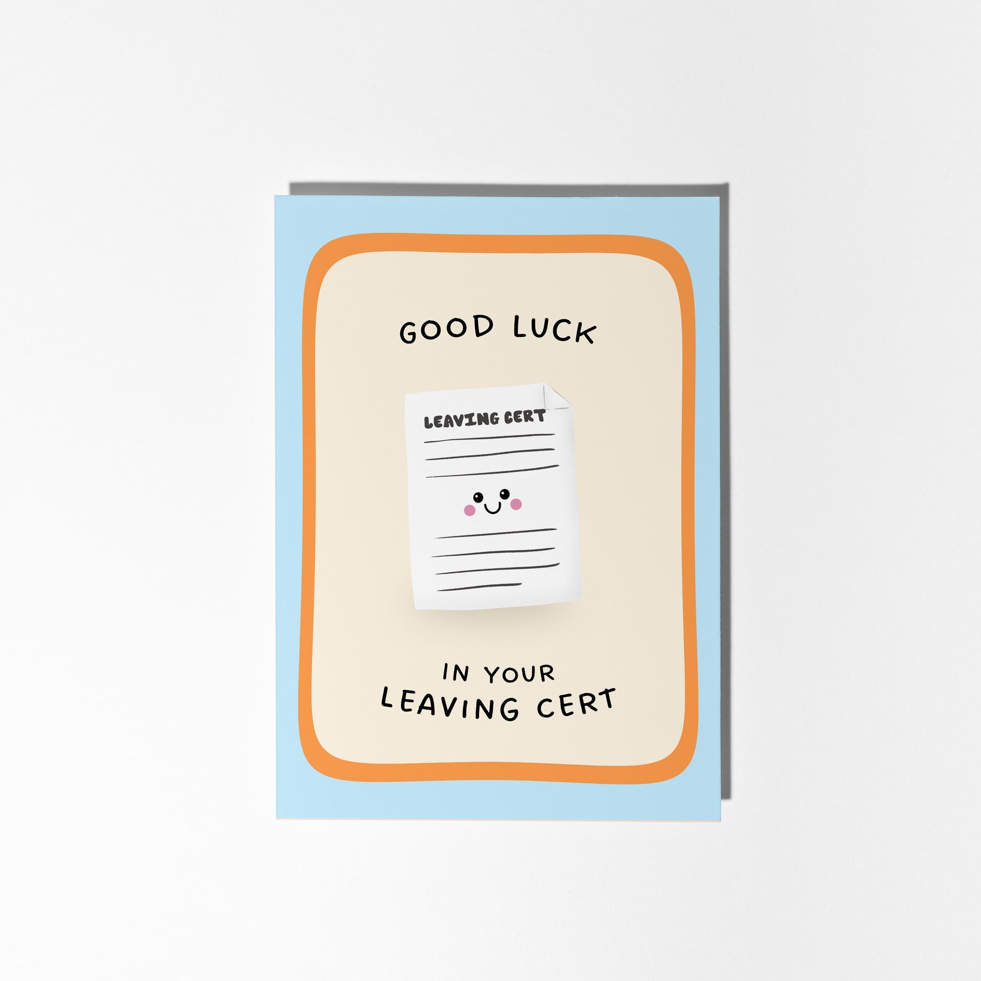 Leaving Cert Good Luck Card, Exam Card for Irish Students, Good Luck Card for Exams - PulpKo