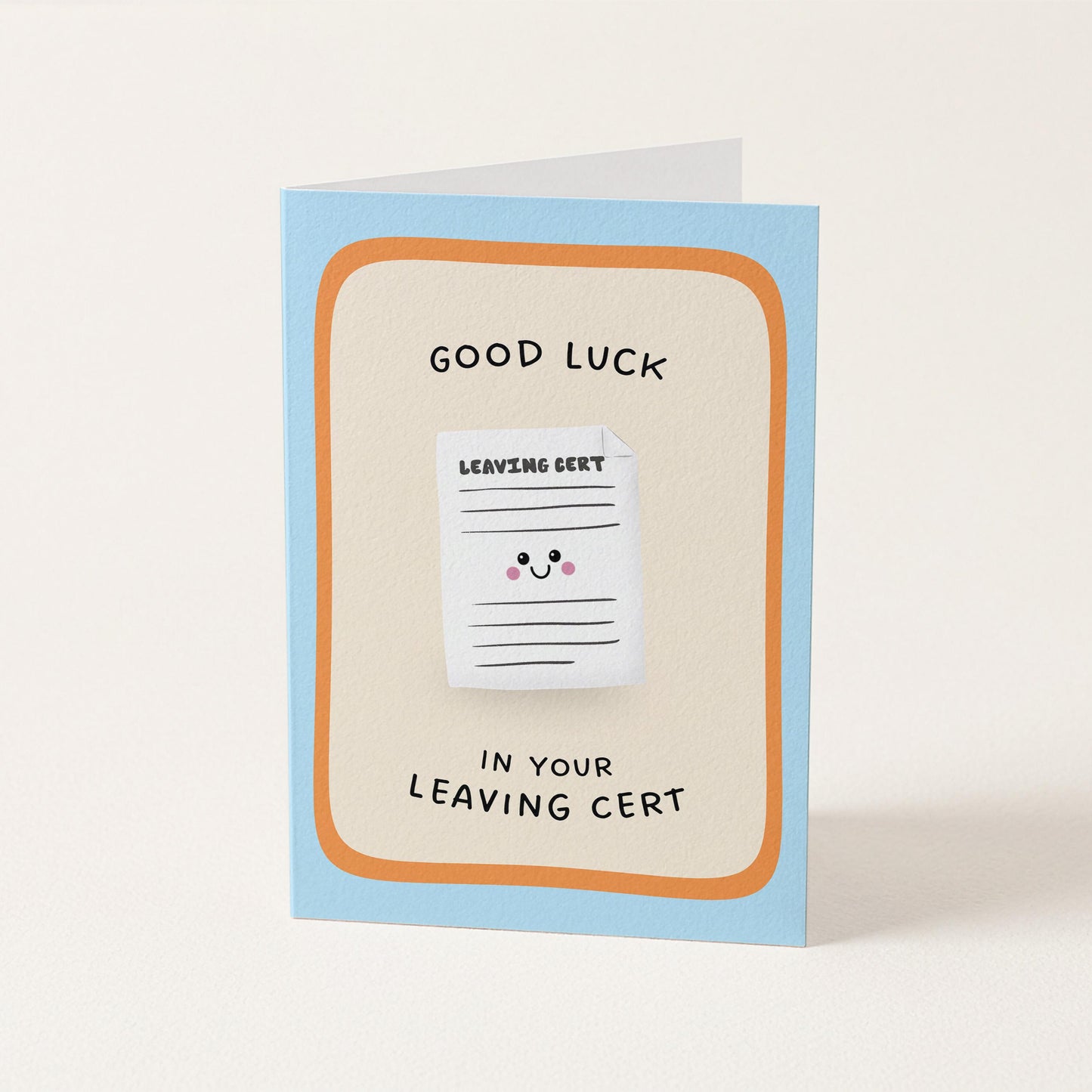 Leaving Cert Good Luck Card, Exam Card for Irish Students, Good Luck Card for Exams - PulpKo