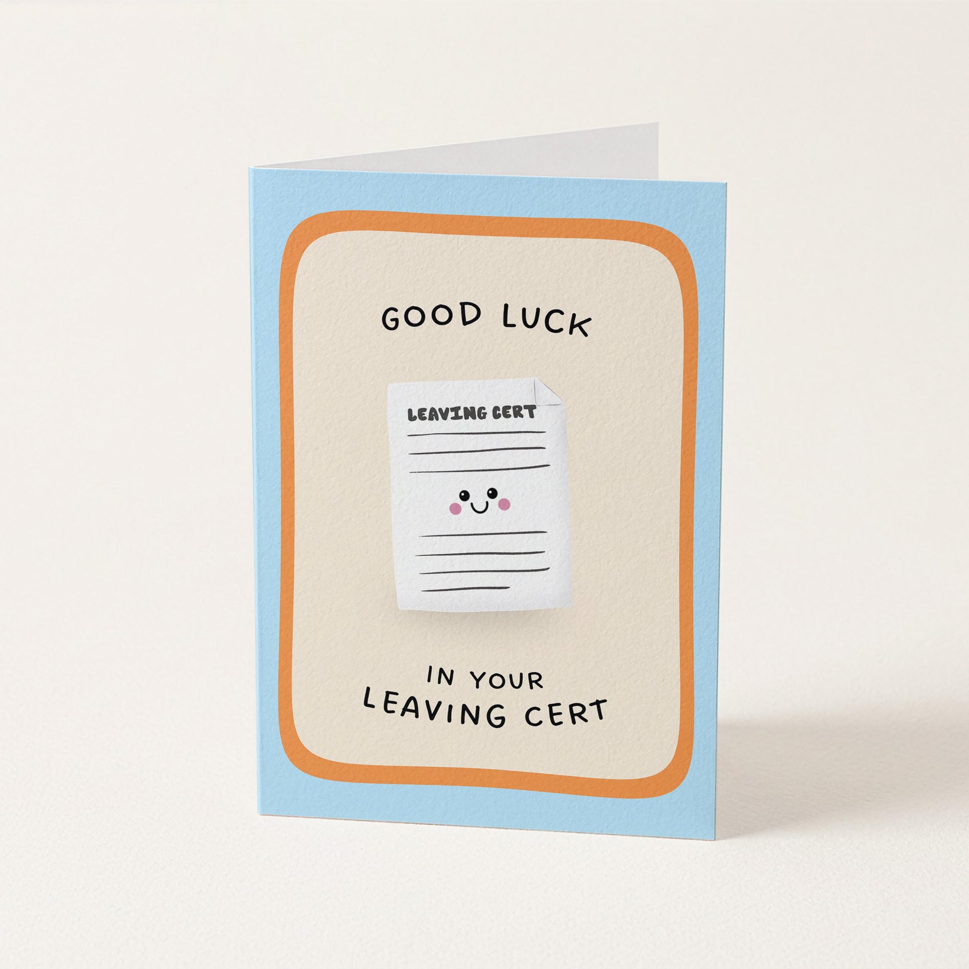 Leaving Cert Good Luck Card, Exam Card for Irish Students, Good Luck Card for Exams - PulpKo