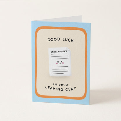 Leaving Cert Good Luck Card, Exam Card for Irish Students, Good Luck Card for Exams - PulpKo