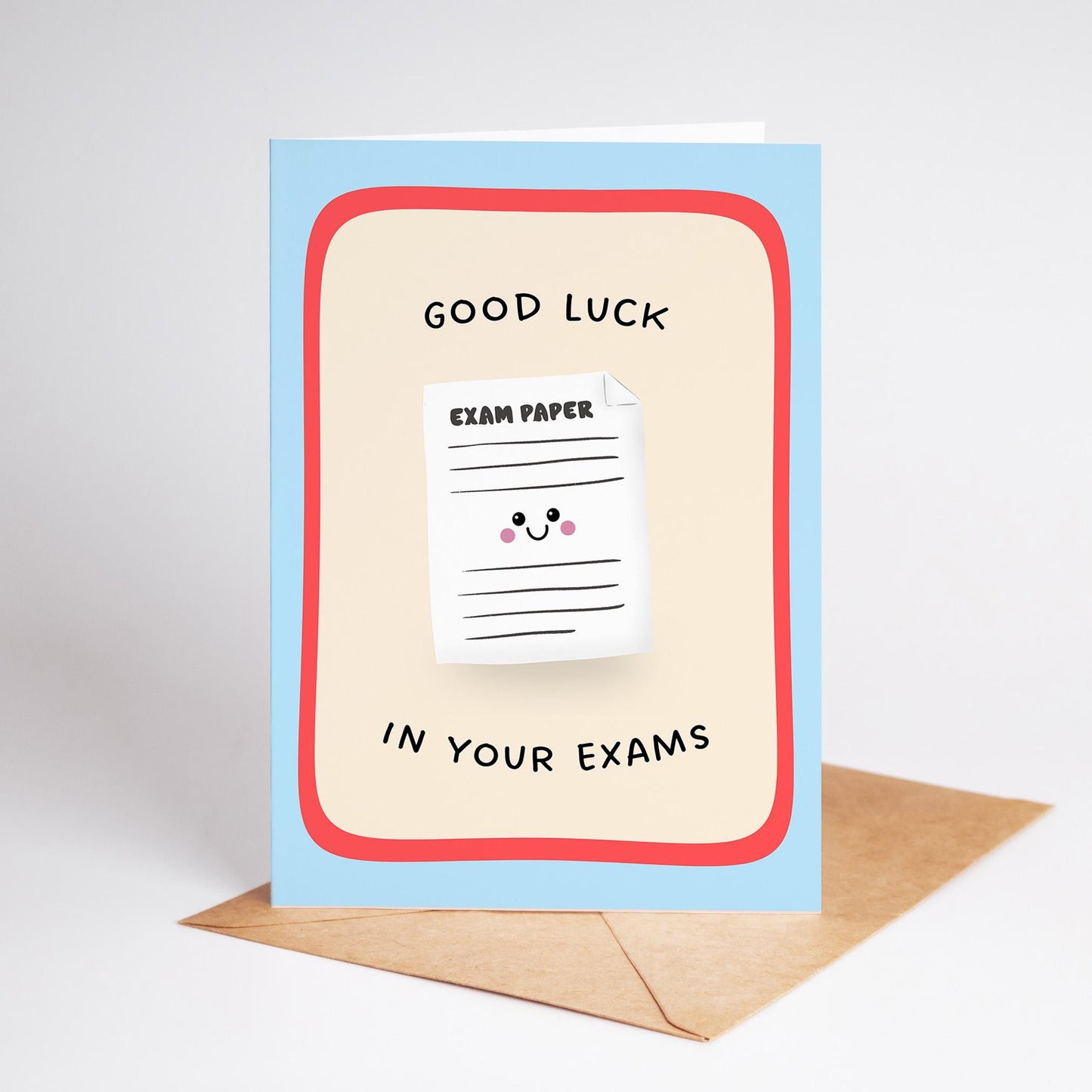 Good Luck Exams Card, Good Luck In Your Exams Gift, Student Exam Card - PulpKo