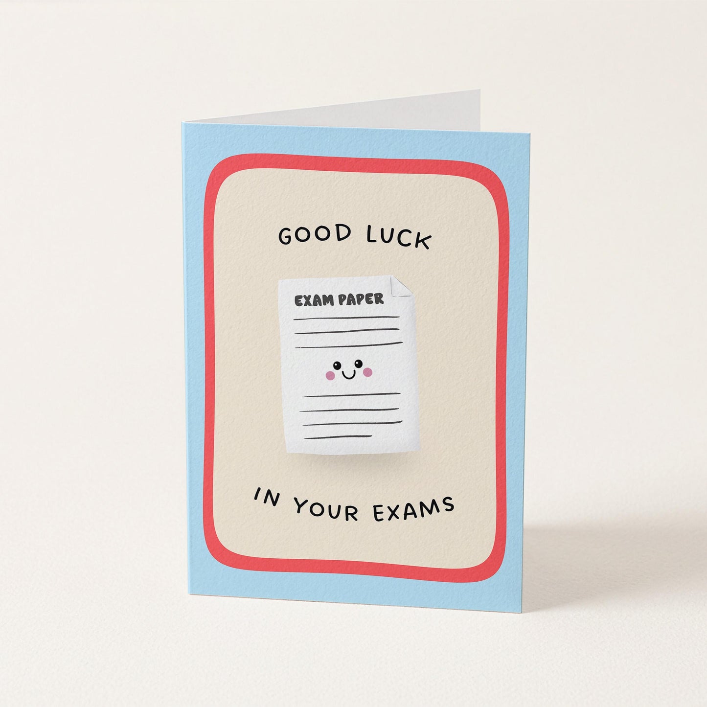 Good Luck Exams Card, Good Luck In Your Exams Gift, Student Exam Card - PulpKo