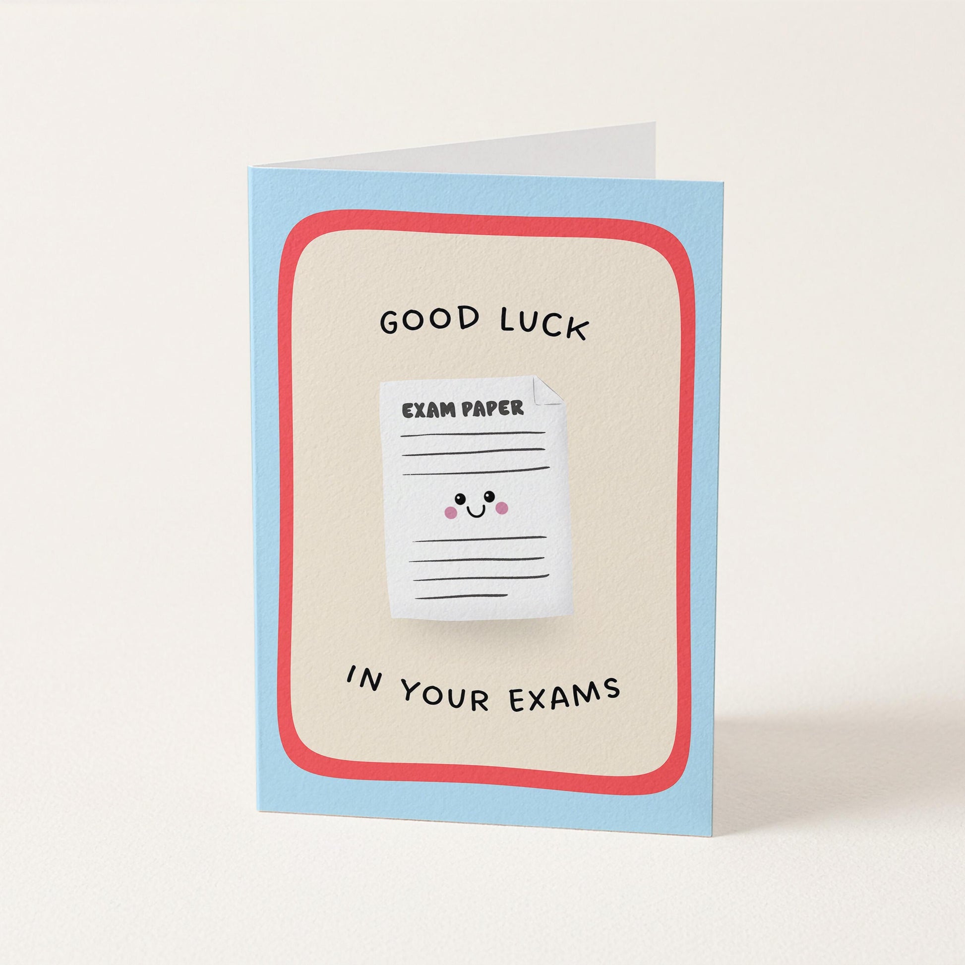Good Luck Exams Card, Good Luck In Your Exams Gift, Student Exam Card - PulpKo