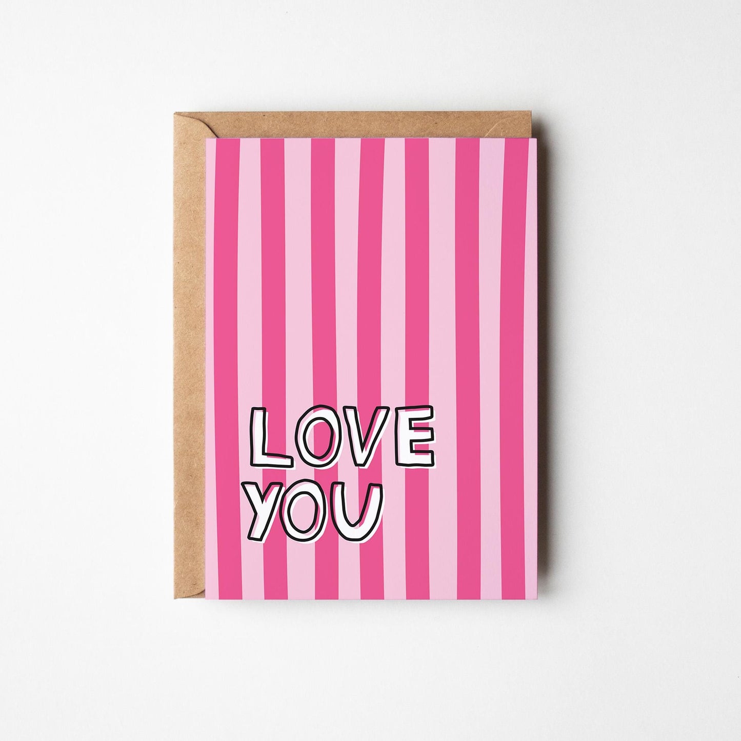 Love You Greeting Card, Anniversary Card for Couples or Just Because - PulpKo