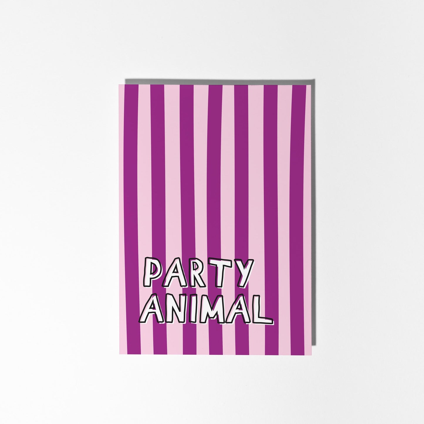Party Animal Birthday Card, Funny Birthday Card, Happy Birthday Card - PulpKo