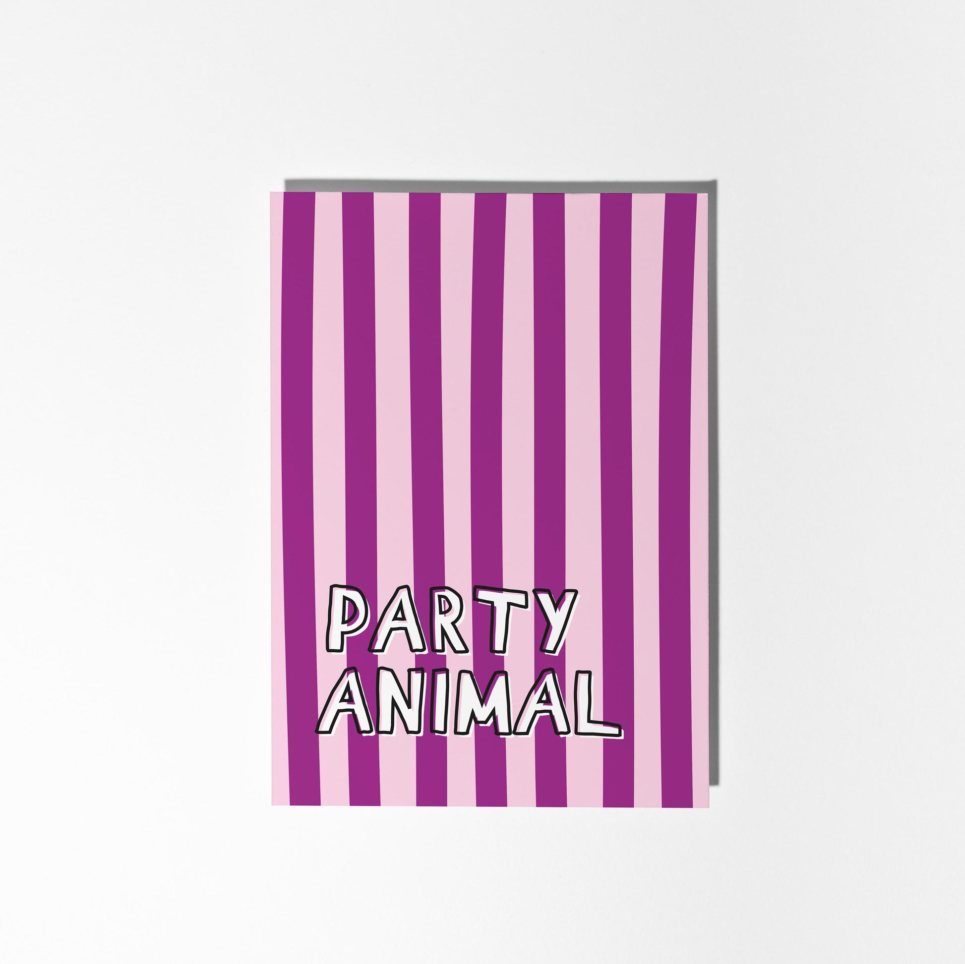 Party Animal Birthday Card, Funny Birthday Card, Happy Birthday Card - PulpKo