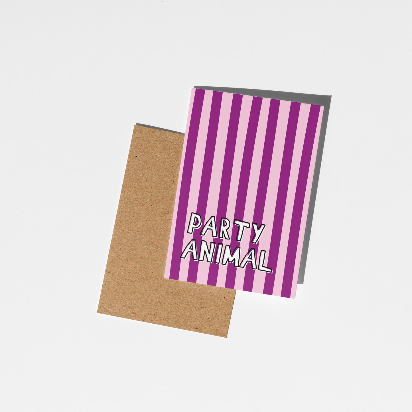 Party Animal Birthday Card, Funny Birthday Card, Happy Birthday Card - PulpKo