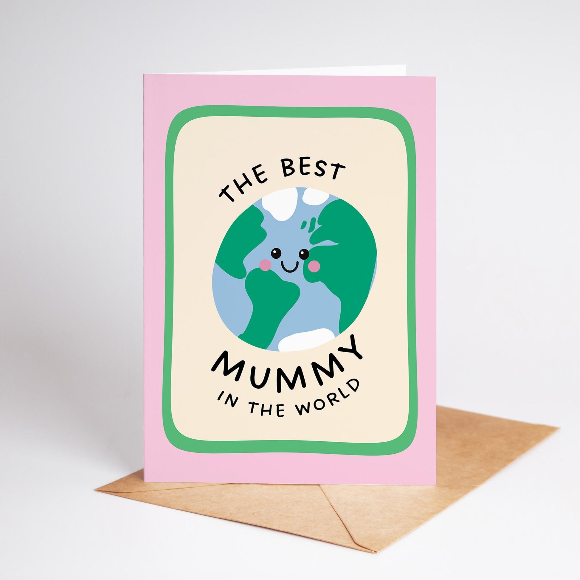 Best Mummy in the World Card, Cute Mummy Birthday Card - PulpKo