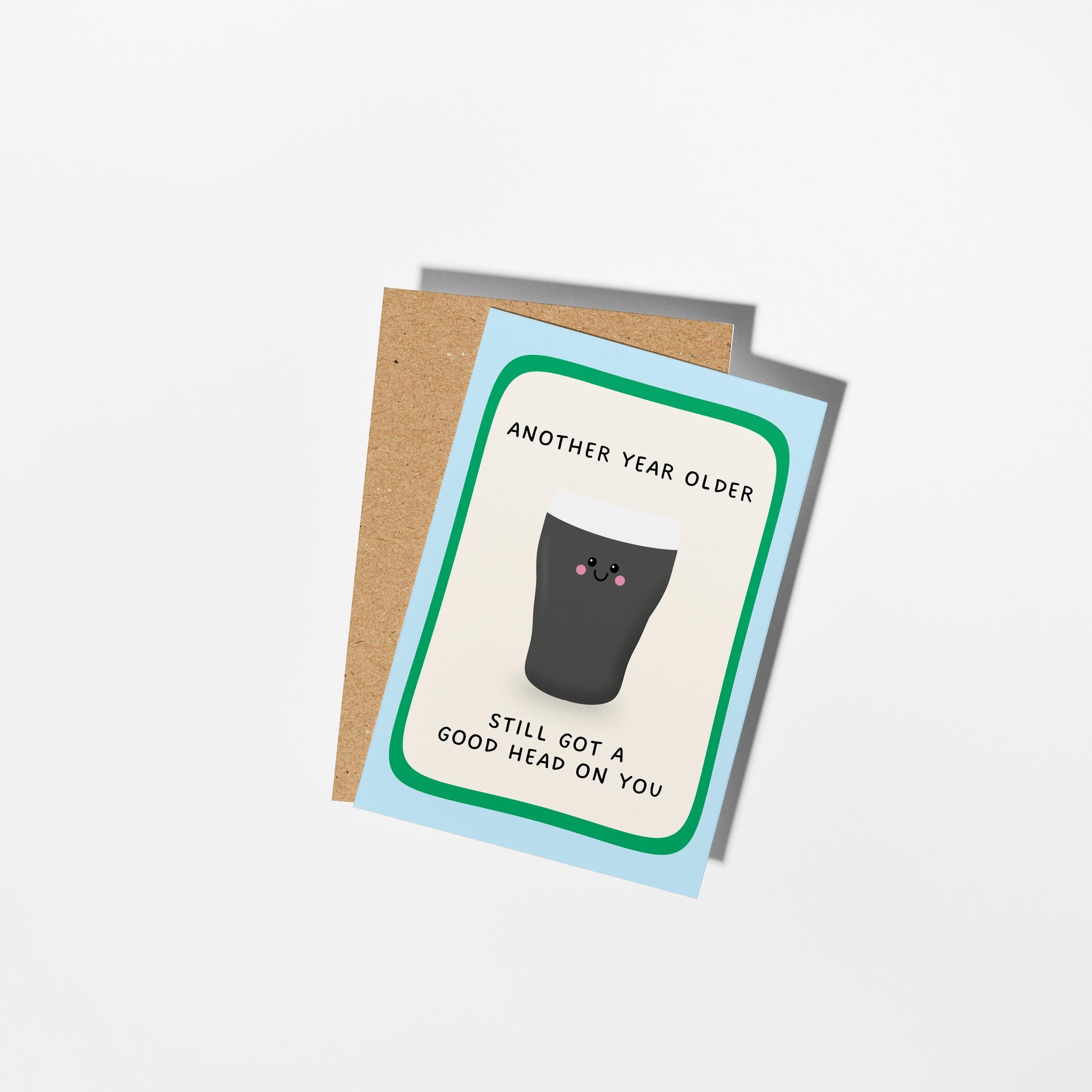 Guinness Birthday Card, Irish Birthday Card, Pint Birthday Card - PulpKo
