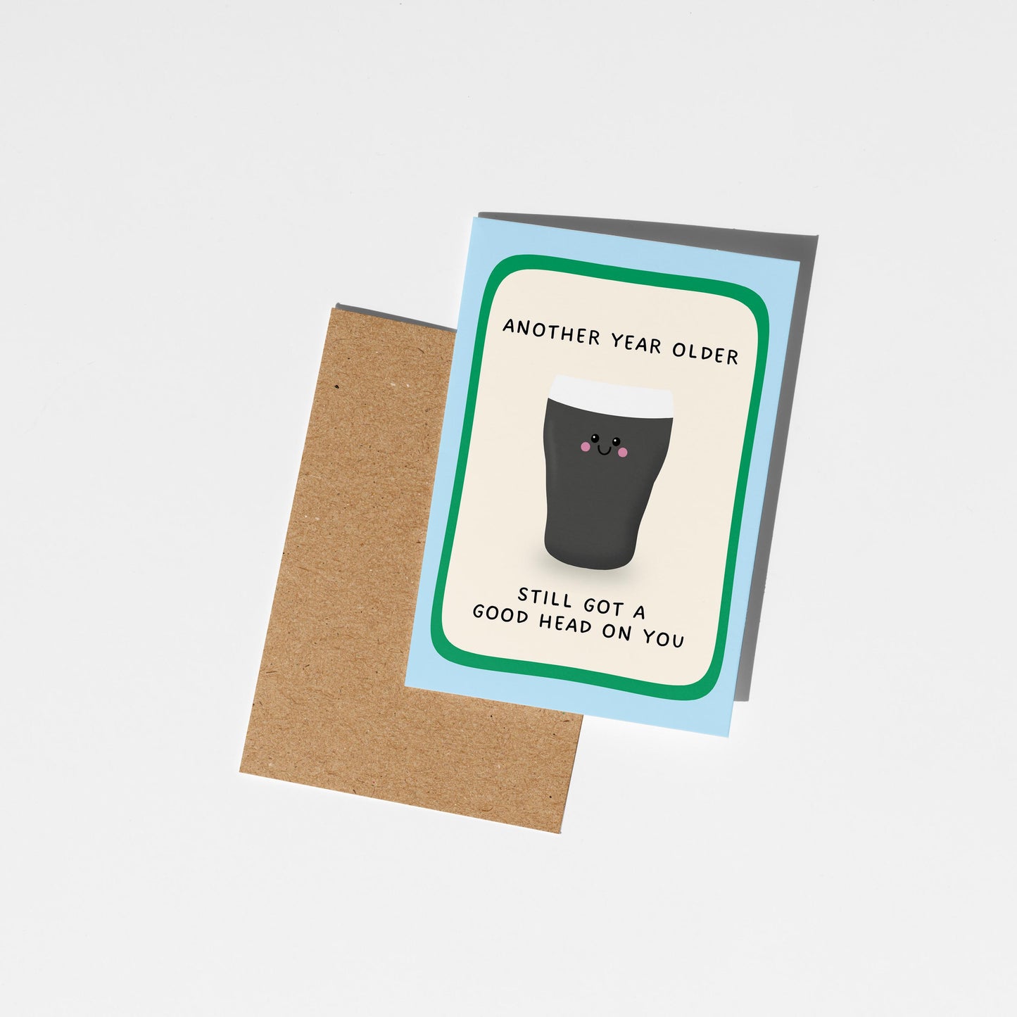 Guinness Birthday Card, Irish Birthday Card, Pint Birthday Card - PulpKo