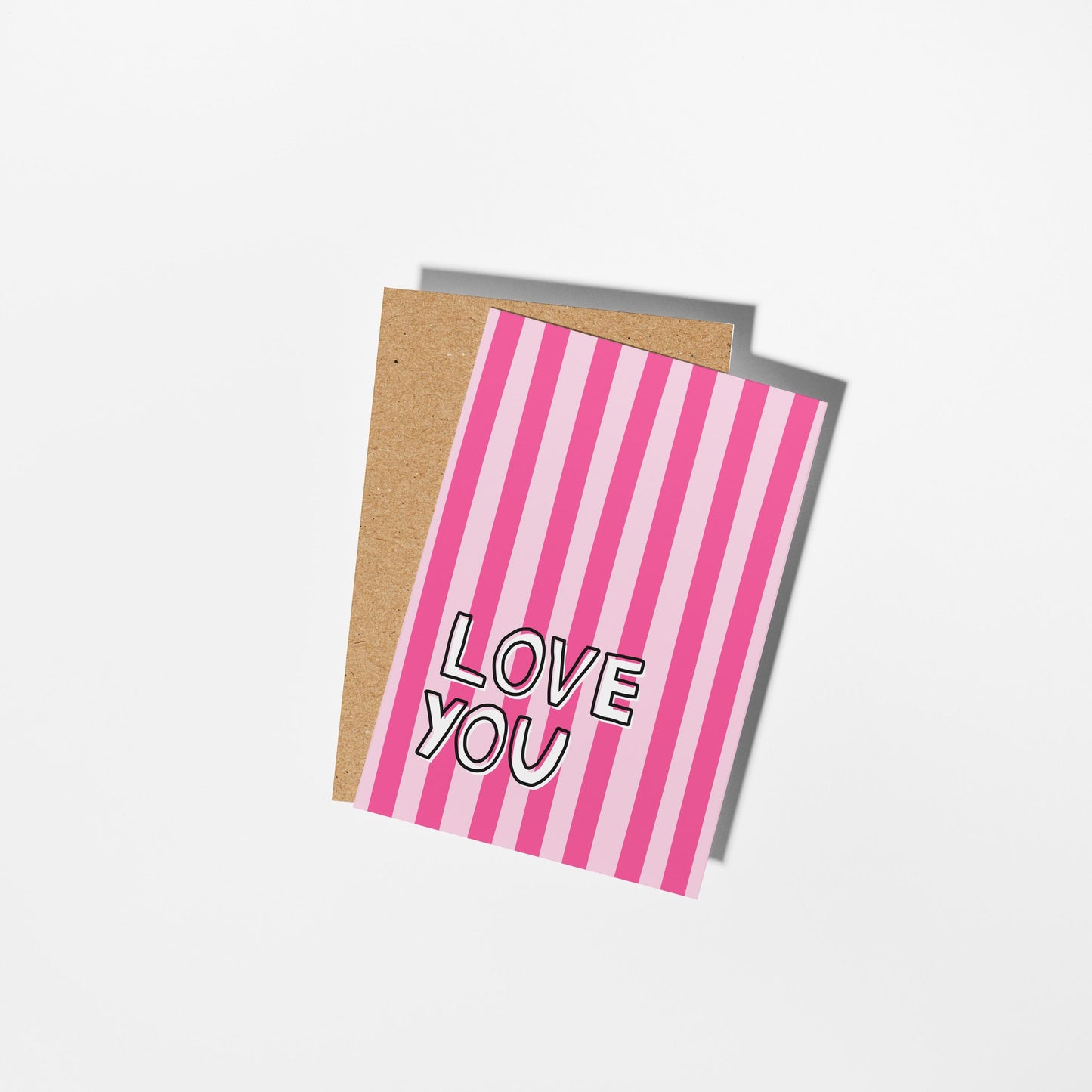 Love You Greeting Card, Anniversary Card for Couples or Just Because - PulpKo