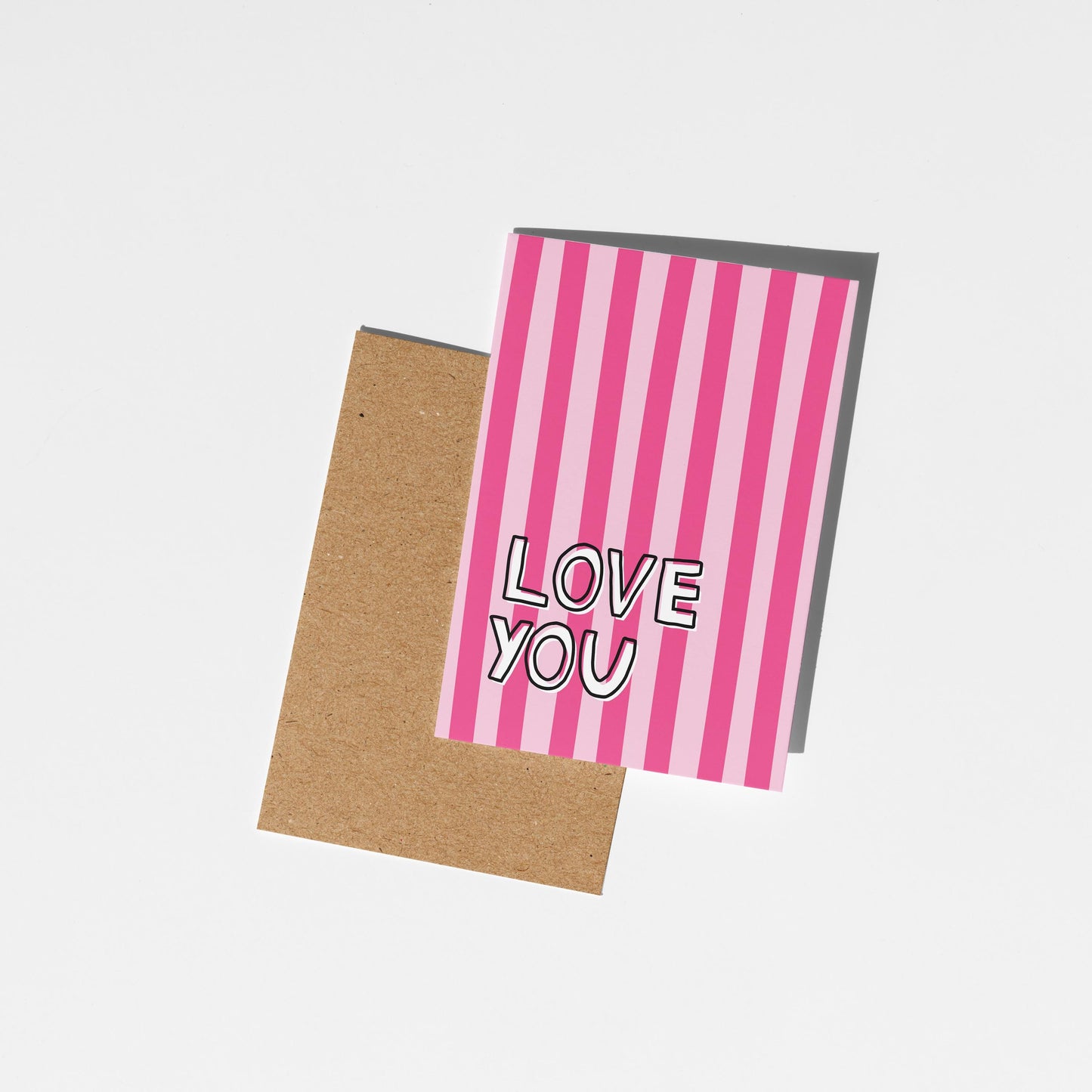 Love You Greeting Card, Anniversary Card for Couples or Just Because - PulpKo
