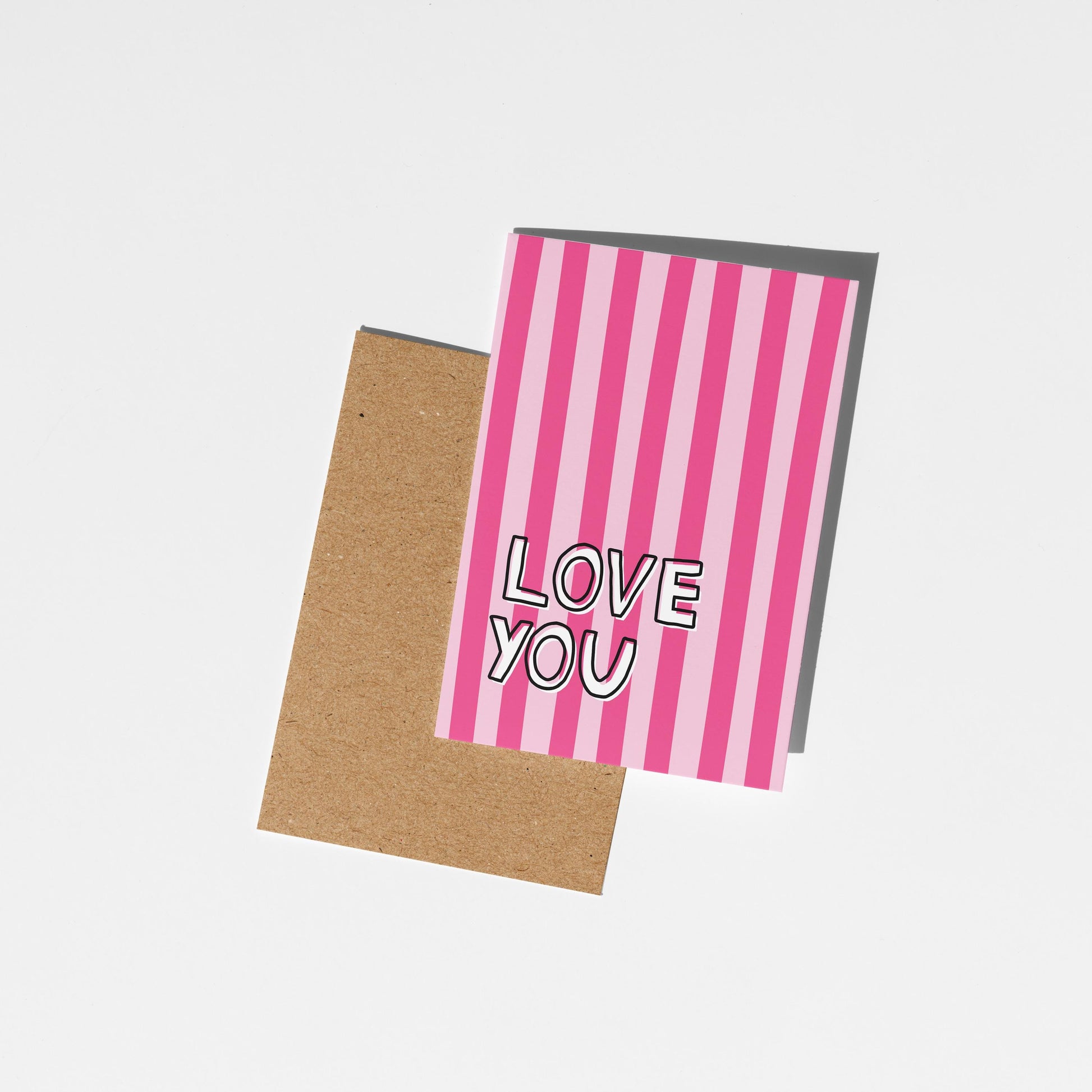 Love You Greeting Card, Anniversary Card for Couples or Just Because - PulpKo