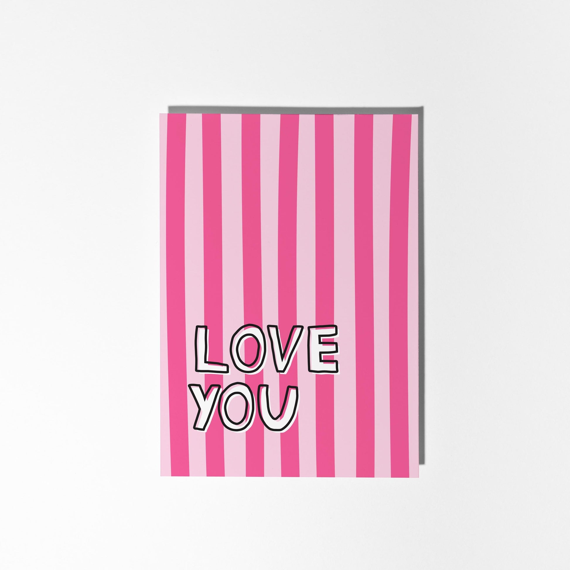 Love You Greeting Card, Anniversary Card for Couples or Just Because - PulpKo
