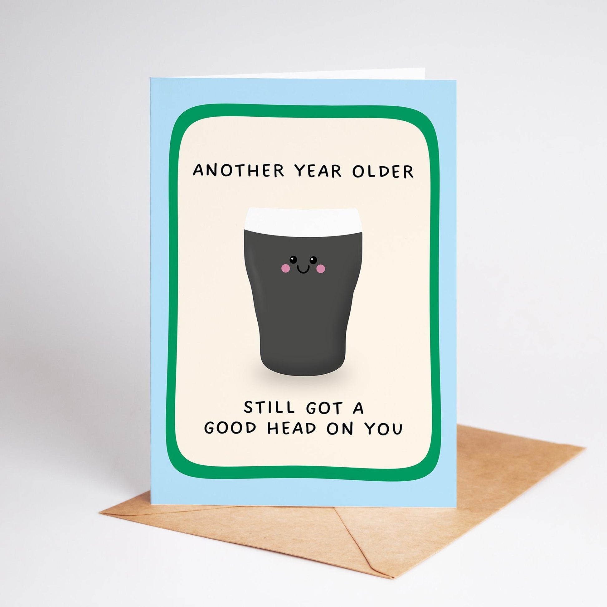 Guinness Birthday Card, Irish Birthday Card, Pint Birthday Card - PulpKo