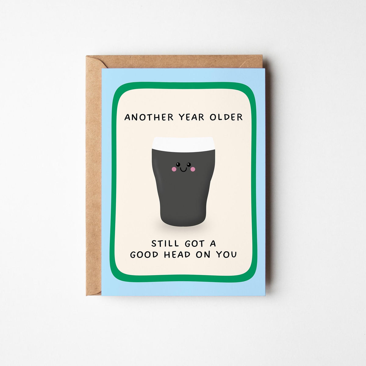 Guinness Birthday Card, Irish Birthday Card, Pint Birthday Card - PulpKo