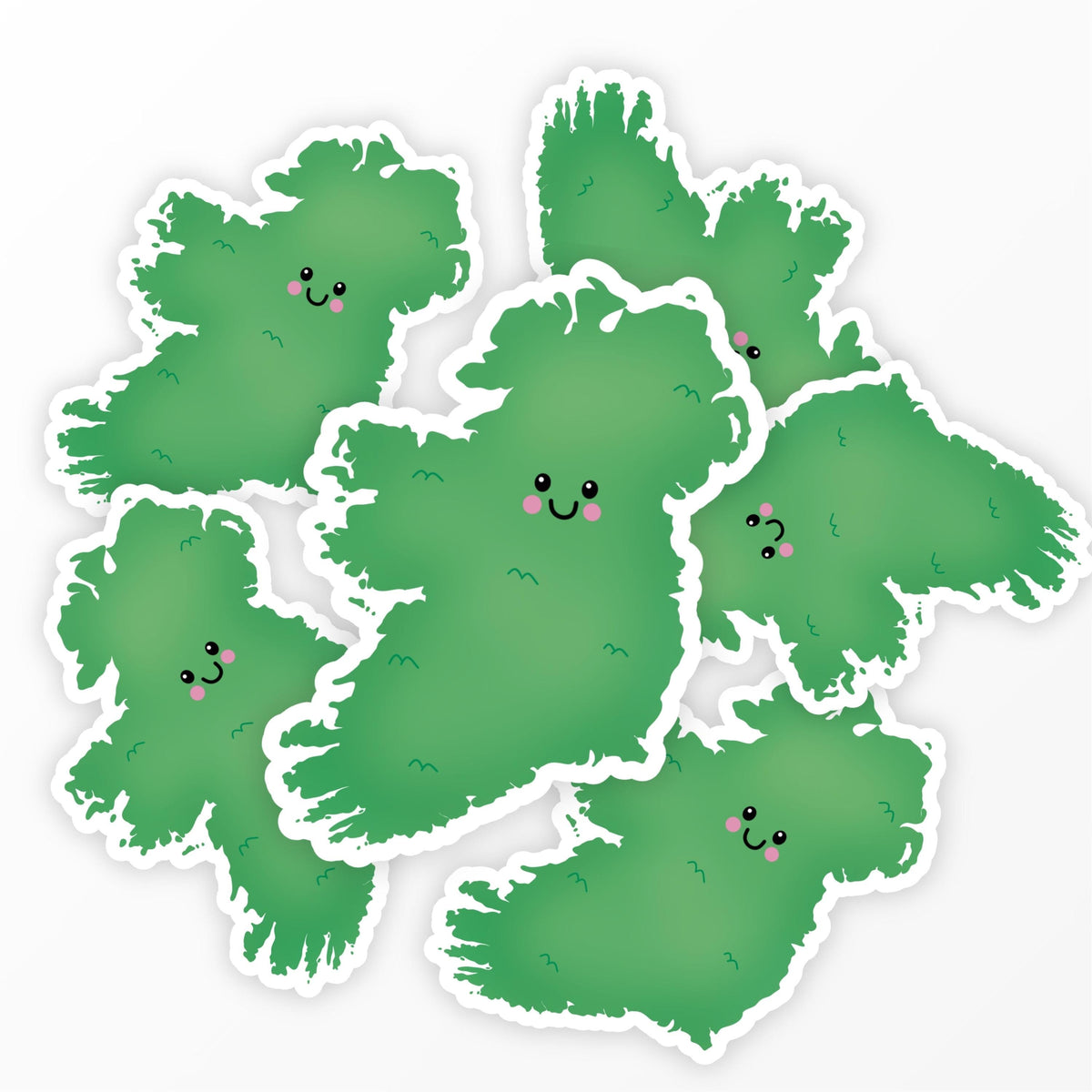 Cute Ireland Sticker, Irish Sticker, Irish Gift - PulpKo
