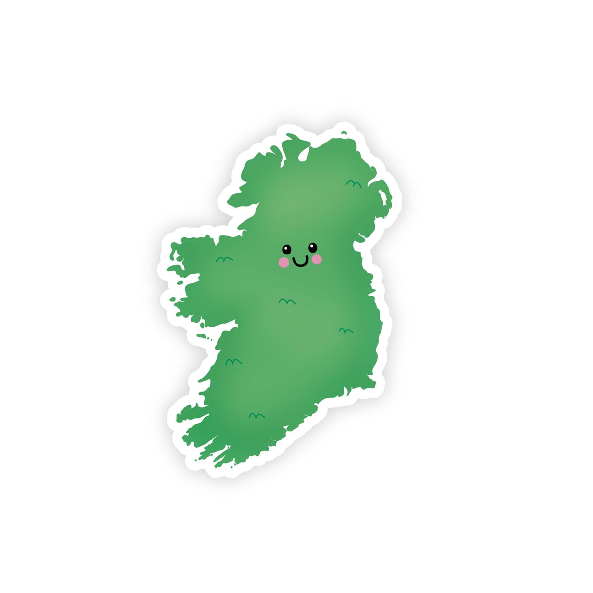 Cute Ireland Sticker, Irish Sticker, Irish Gift - PulpKo
