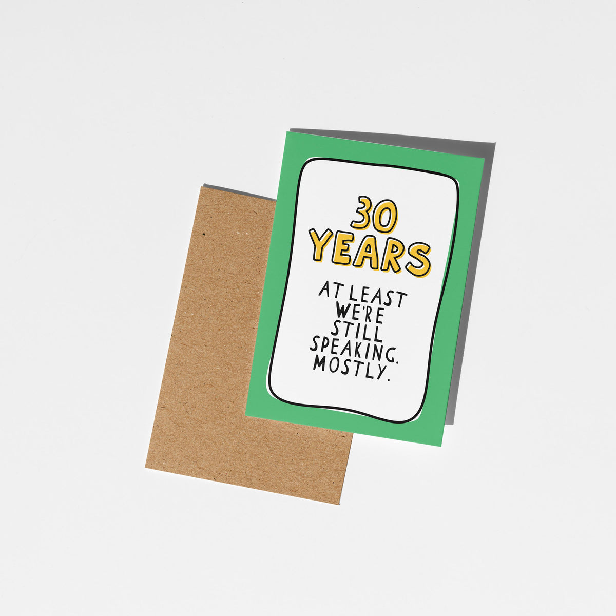 30th Anniversary Card, Funny 30 Year Anniversary Card, 30 Years Together Card, Pearl Wedding Anniversary, Card for Husband Wife Partner - PulpKo