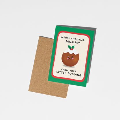 Merry Christmas Mummy From Your Little Pudding