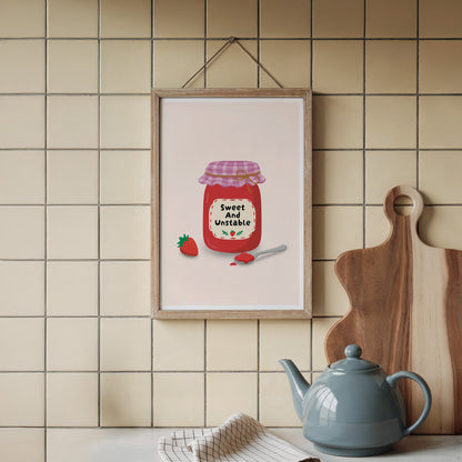 Sweet and Unstable Jam Art Print