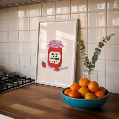 Sweet and Unstable Jam Art Print